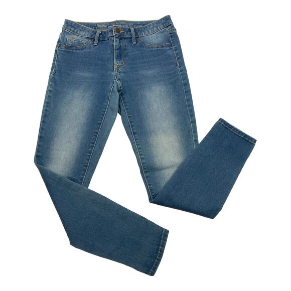 Mossimo Mid-Rise Denim Legging Jeans Medium Wash Size 27 - Picture 2 of 7